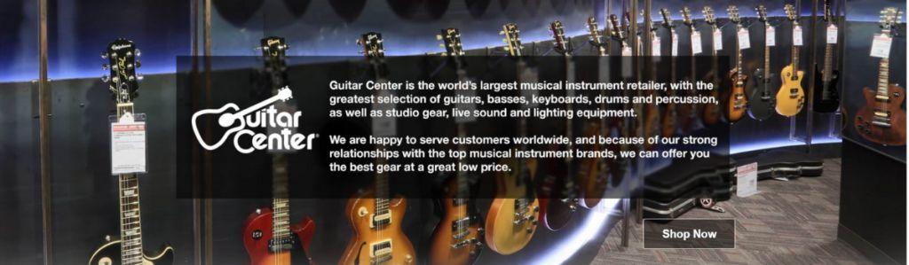 buy guitars online from guitar center